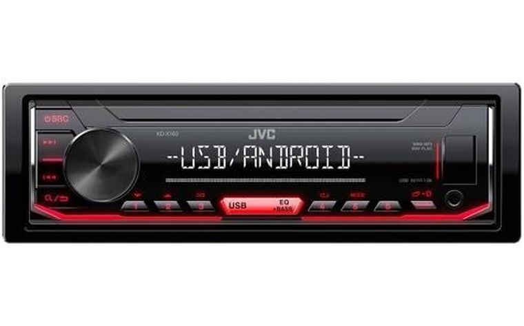 JVC, radioodtwarzacz samochodowy, KDX-162, USB + AUX