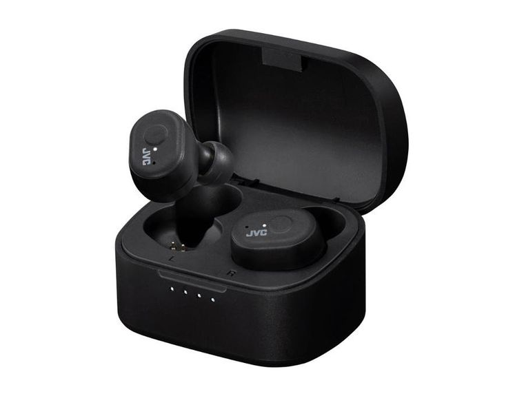 JVC, słuchawki doszune, TWS, bluetooth, HAA11tbne, Black