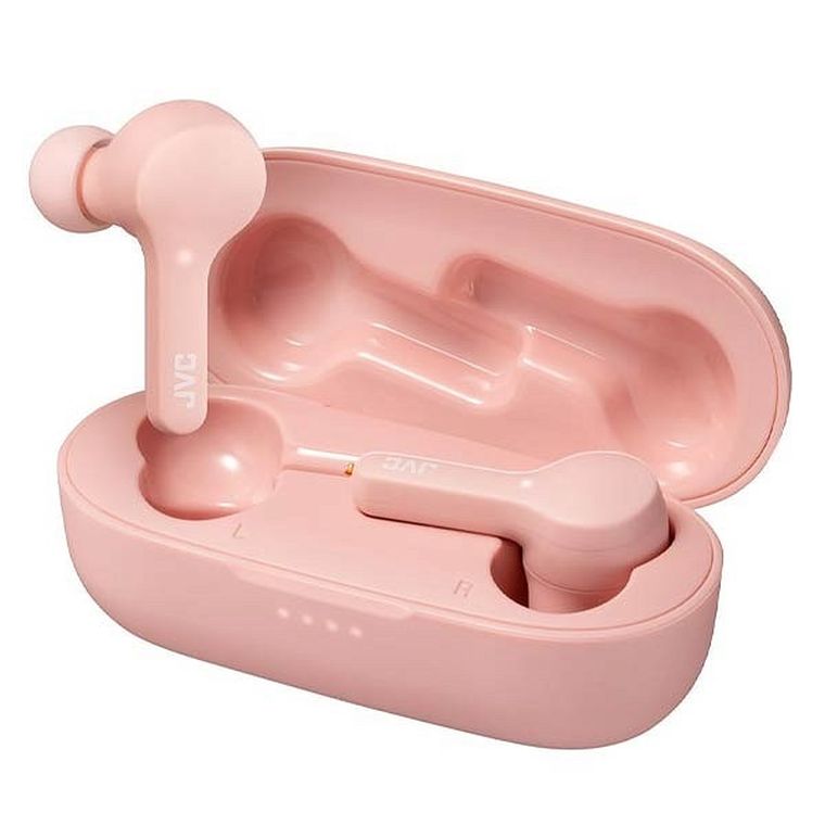 JVC, słuchawki, HAA-7TPNU, douszne, bezprzewodowe, różowe