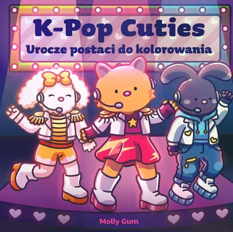 K-pop Cuties. Urocze postaci do kolorowania