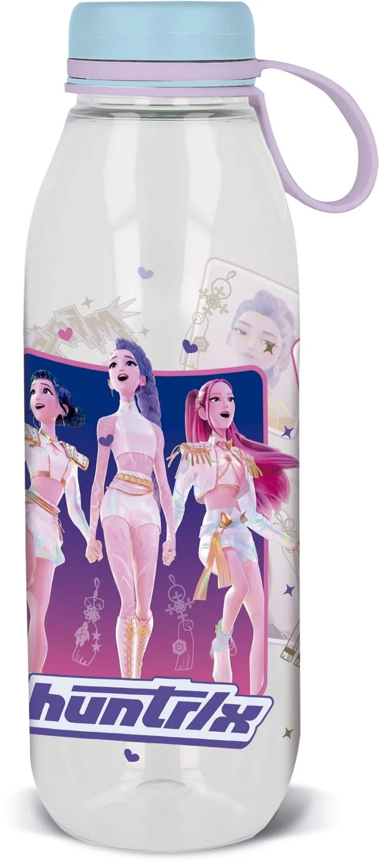 K-Pop Demon Hunters, butelka plastikowa na wodę, 650 ml