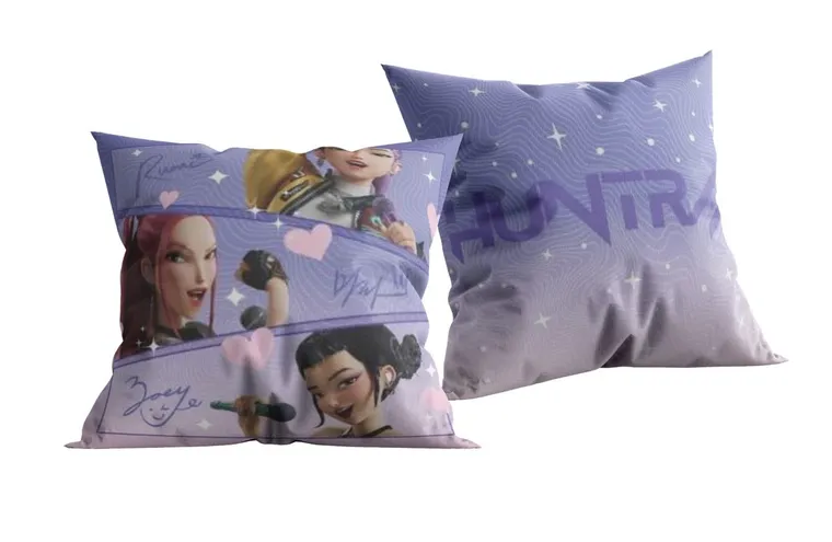 K-Pop Demon Hunters, poduszka dekoracyjna, 40-40 cm