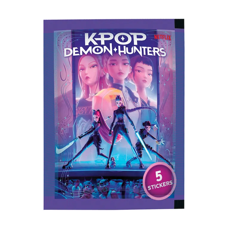 K-Pop Demon Hunters, saszetka z naklejkami kolekcjonerskimi, 1 szt.