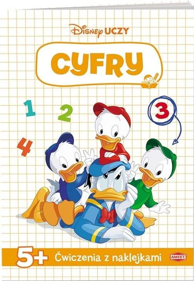 Kaczor Donald. Disney uczy. Cyfry