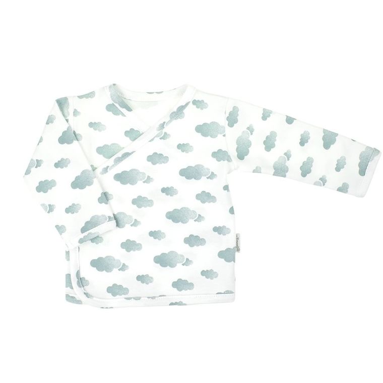 Kaftanik chłopięcy, biały, Nicol