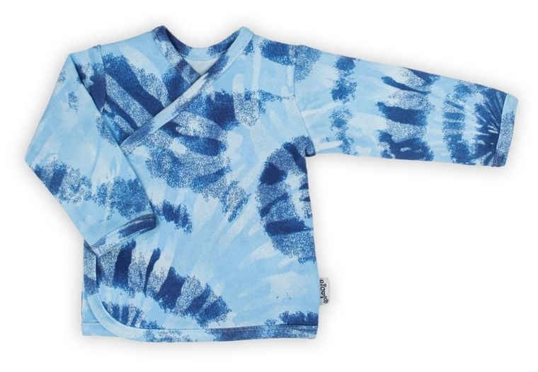 Kaftanik chłopięcy, niebieski, Nicol