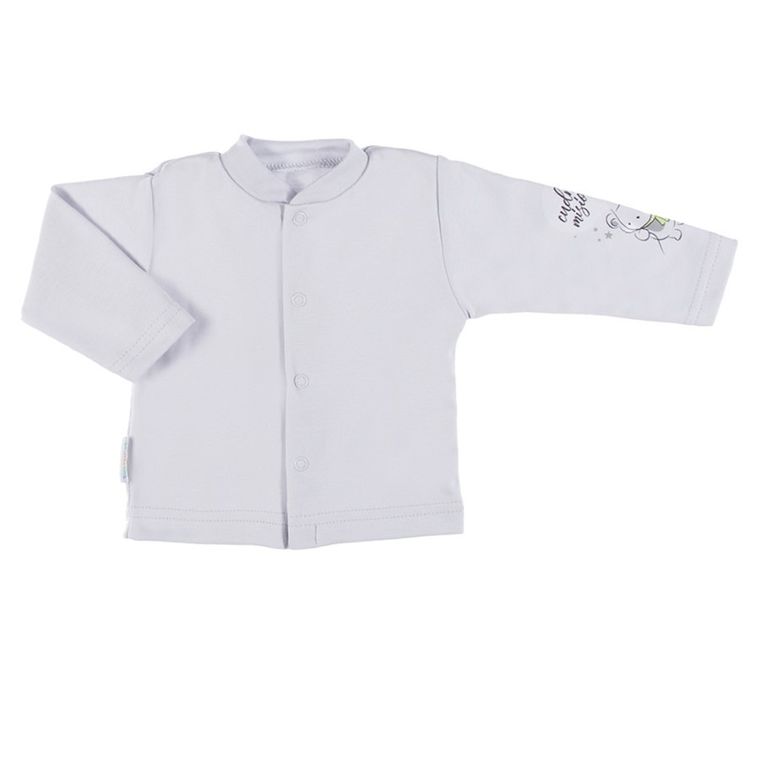 Kaftanik dziecięcy, szary, Eevi