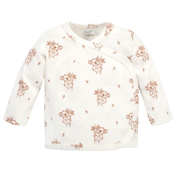 Kaftanik niemowlęcy, ecru, Pinokio