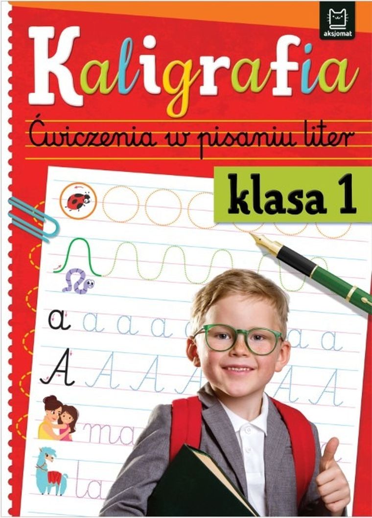 Kaligrafia. Klasa 1. Ćwiczenia w pisaniu liter