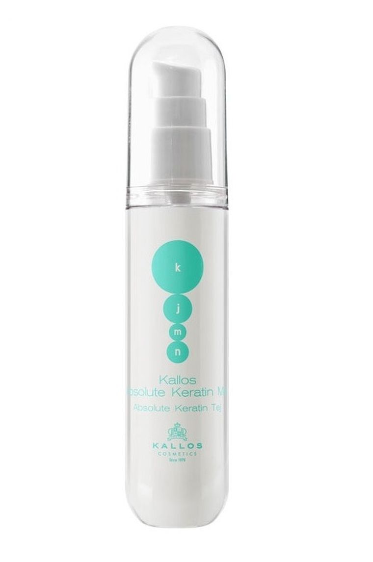 Kallos, KJMN, wygładzające mleczko keratynowe do włosów, 50 ml