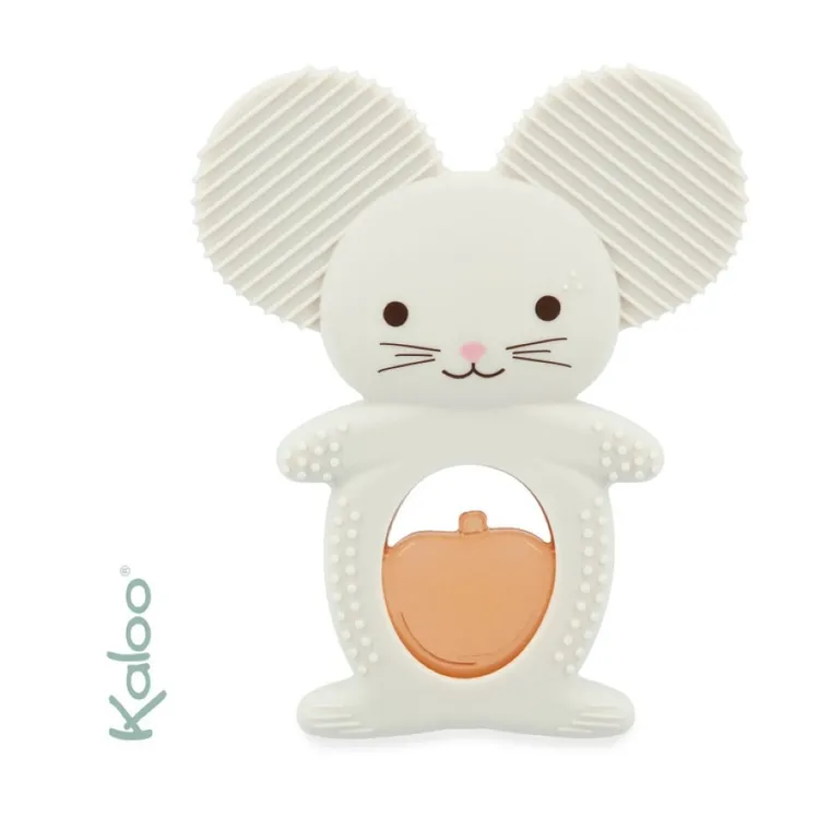 Kaloo, Grignoti, Myszka, gryzak chłodzący, silikonowy