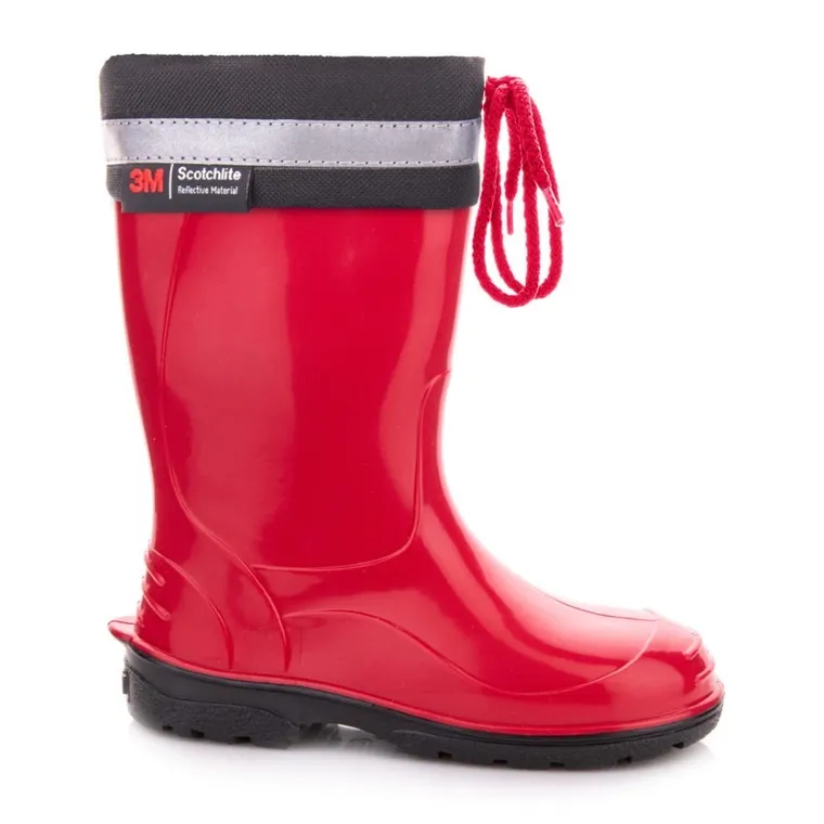 Kalosze dziecięce, czerwone, Lemigo