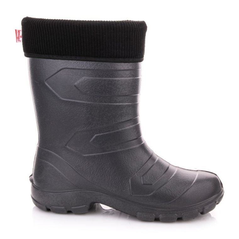 Kalosze dziecięce, grafitowe, Aspen, Lemigo