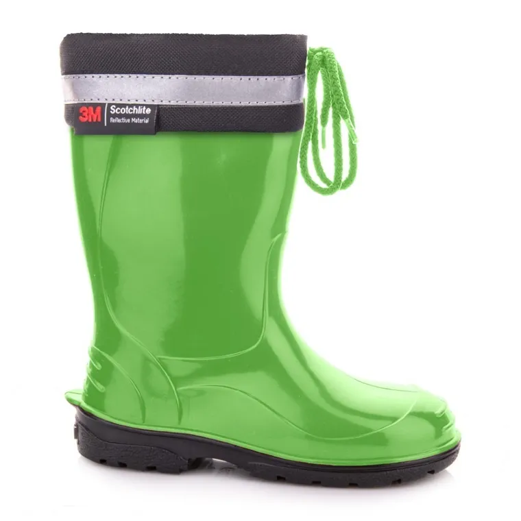 Kalosze dziecięce, zielone, Lemigo