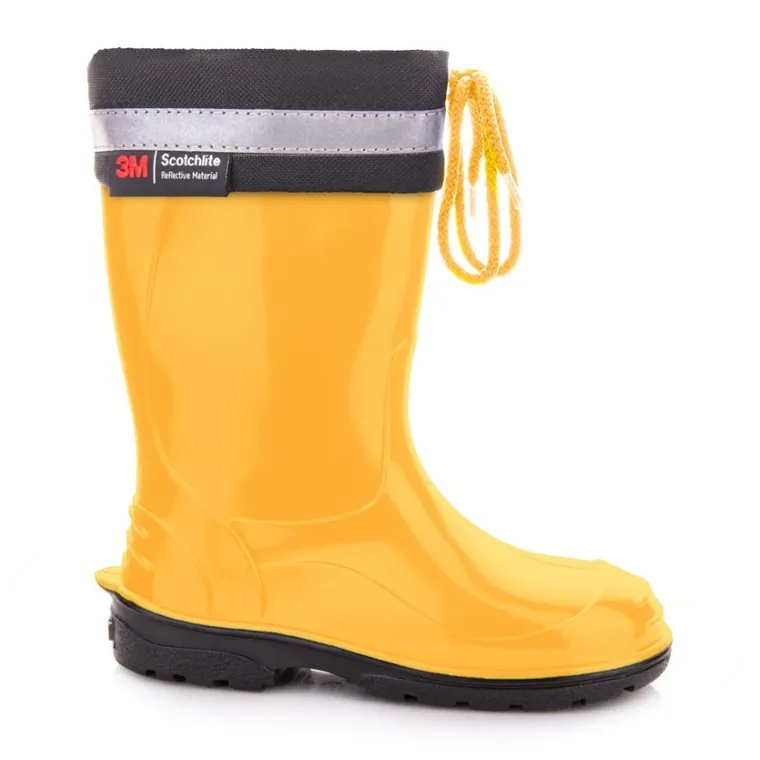 Kalosze dziecięce, żółte, Lemigo