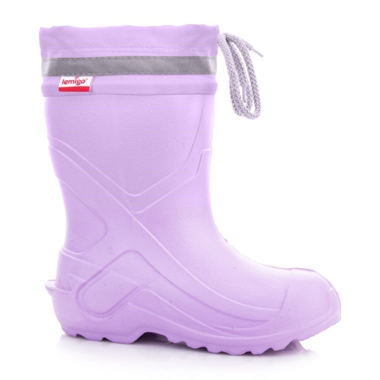 Kalosze dziewczęce, fioletowe, Lemigo