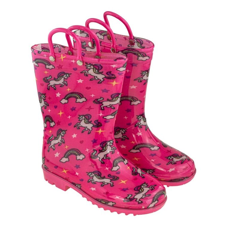 Kalosze dziewczęce, różowe, BBS Shoes