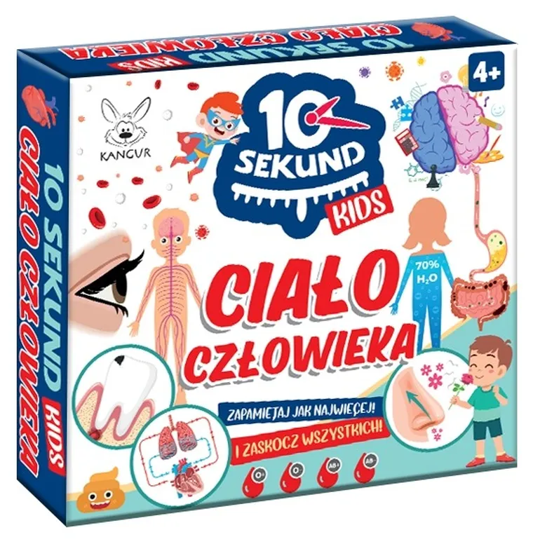 Kangur, 10 Sekund Kids, Ciało Człowieka, gra edukacyjna