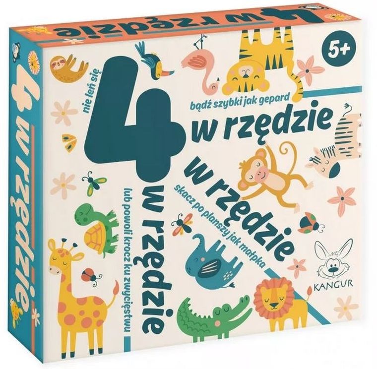 Kangur, 4 w rzędzie, gra familijna