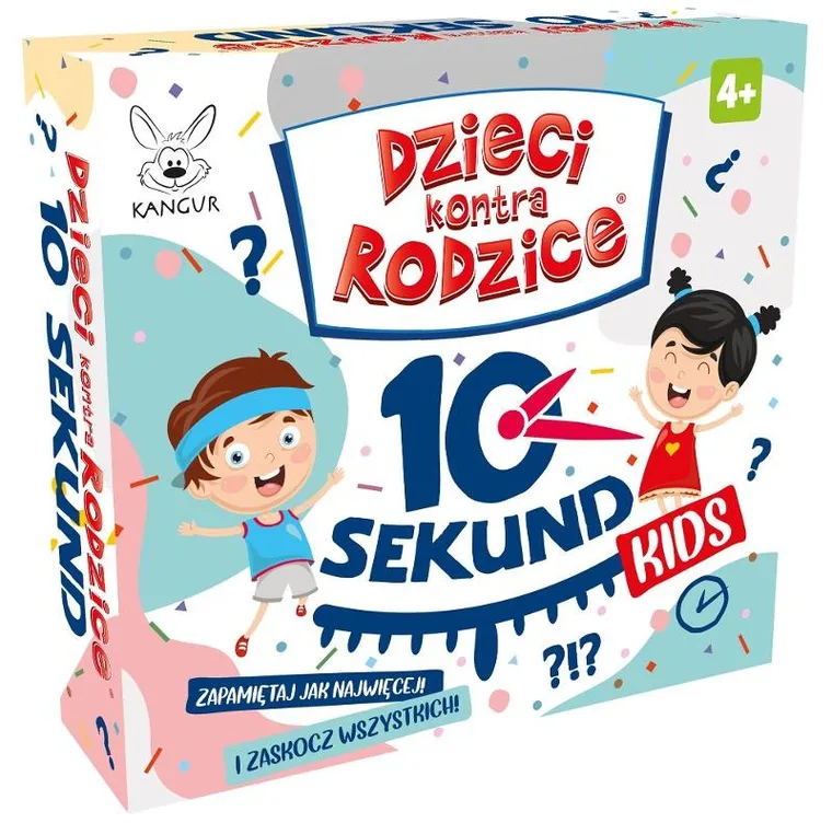 Kangur, Dzieci kontra Rodzice, 10 Sekund Kids, gra pamięciowa