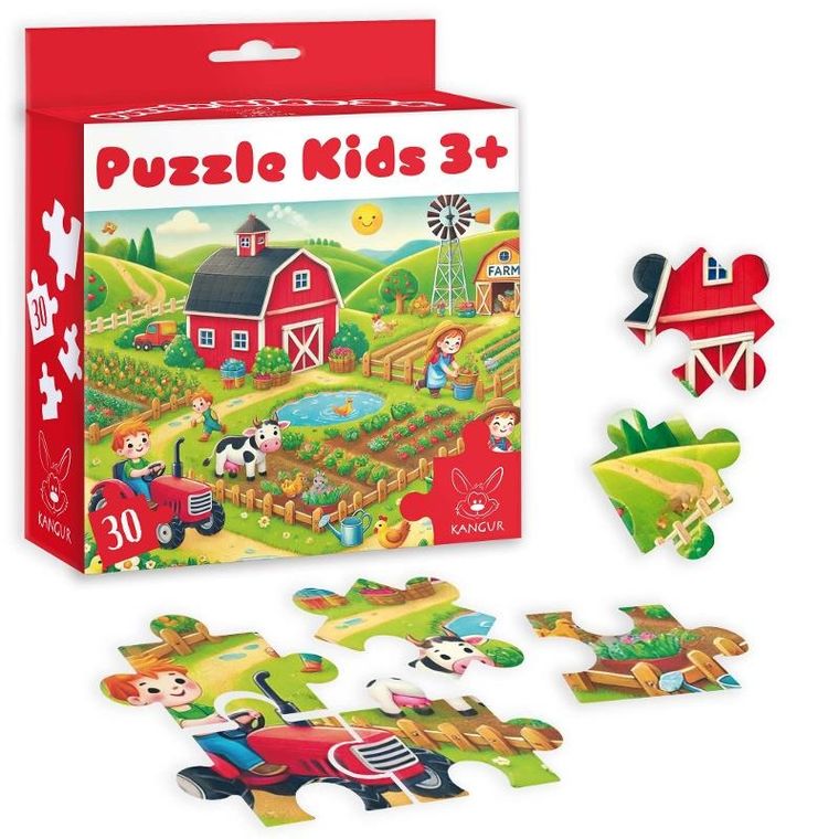 Kangur, Farma, puzzle, 30 elementów