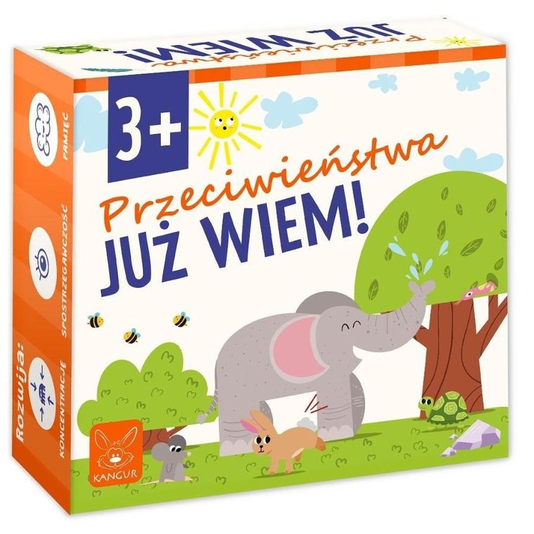 Kangur, Już Wiem, Przeciwieństwa, edukacyjna gra familijna
