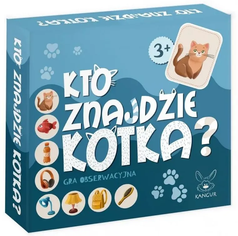 Kangur, Kto znajdzie kotka? gra obserwacyjna