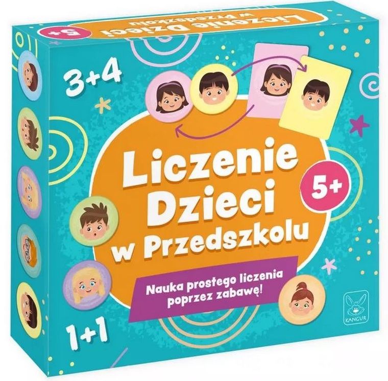 Kangur, Liczenie dzieci w przedszkolu, gra edukacyjna