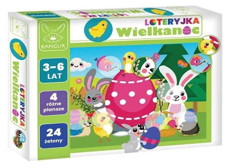 Kangur, loteryjka Wielkanoc, gra edukacyjna