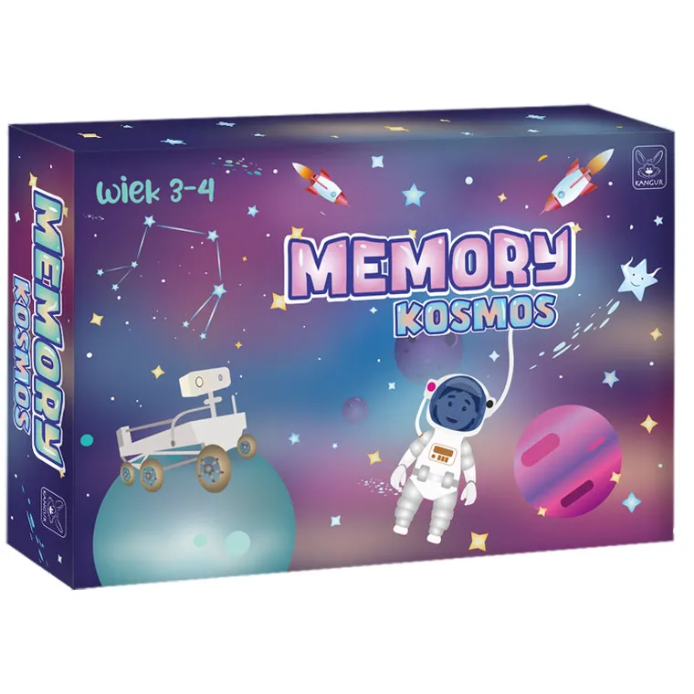 Kangur, memory kosmos, gra edukacyjna