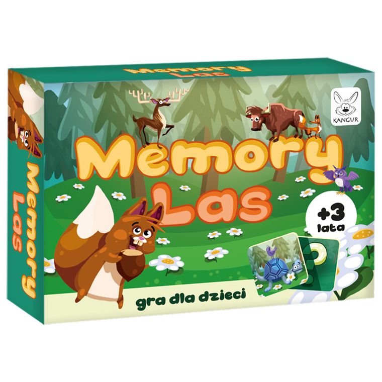 Kangur, memory las, gra edukacyjna