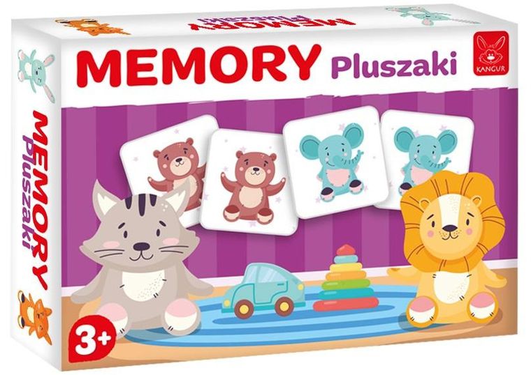 Kangur, memory pluszaki, gra edukacyjna