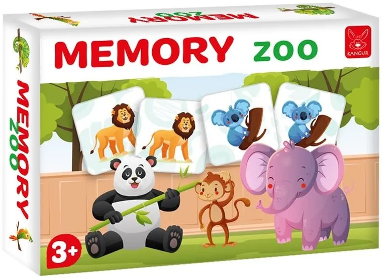 Kangur, memory zoo, gra edukacyjna
