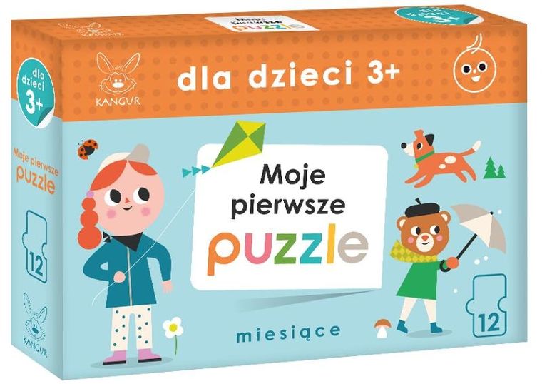 Kangur, Miesiące, Moje pierwsze Puzzle, 12 elementów