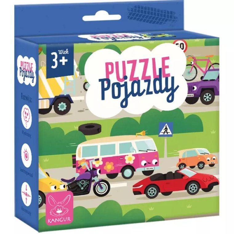 Kangur, Pojazdy, puzzle, 30 elementów