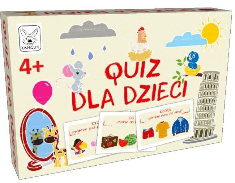 Kangur, Quiz dla dzieci 4+, gra edukacyjna