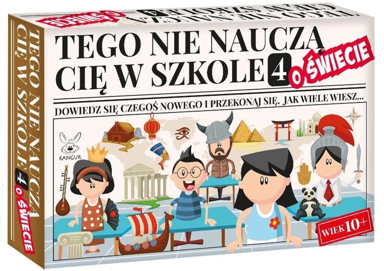 Kangur, Tego nie nauczą cię w szkole o świecie 4, gra edukacyjna