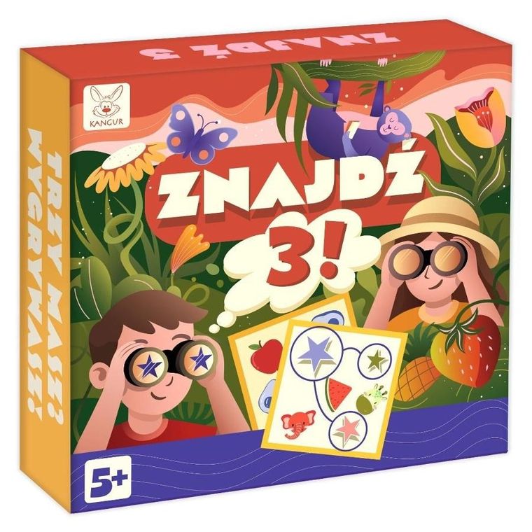 Kangur, Znajdz 3, gra familijna