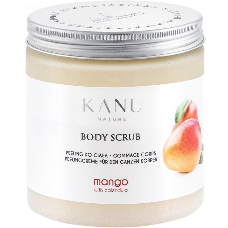 Kanu Nature, Body, scrub, peeling do ciała, Mango z Nagietkiem, 350g