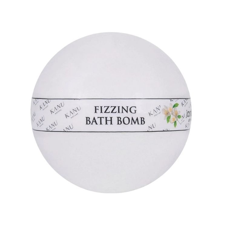 Kanu Nature, Fizzing Bath Bomb, kula musująca do kąpieli, Jaśmin, 160 g