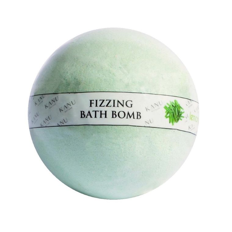 Kanu Nature, Fizzing Bath Bomb, kula musująca do kąpieli, Trawa Cytrynowa 160g