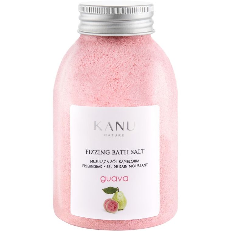 Kanu Nature, Fizzing Bath Salt, sól musująca do kąpieli, Guawa, 250g