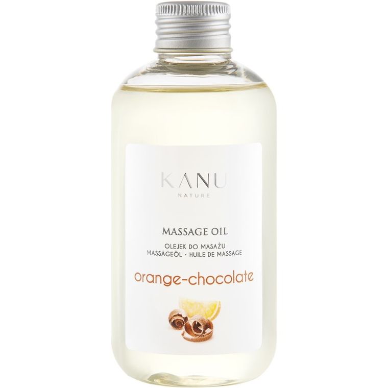 Kanu Nature, Massage Oil, olejek do masażu, Czekolada i Pomarańcza, 200 ml