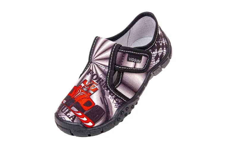 Kapcie chłopięce, czarne, Bruno, Vi-GGa-Mi