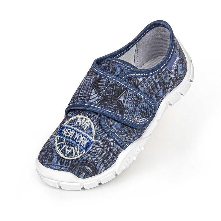 Kapcie chłopięce, denim, Vi-GGa-Mi