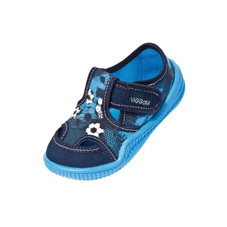 Kapcie chłopięce, granatowe, Vi-GGa-Mi