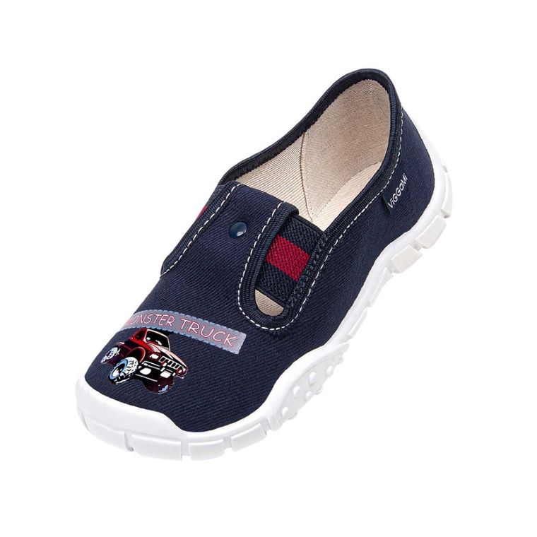 Kapcie chłopięce, granatowe, Vi-GGa-Mi