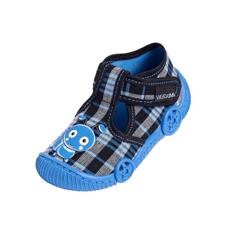 Kapcie chłopięce, niebieskie, Vi-GGa-Mi