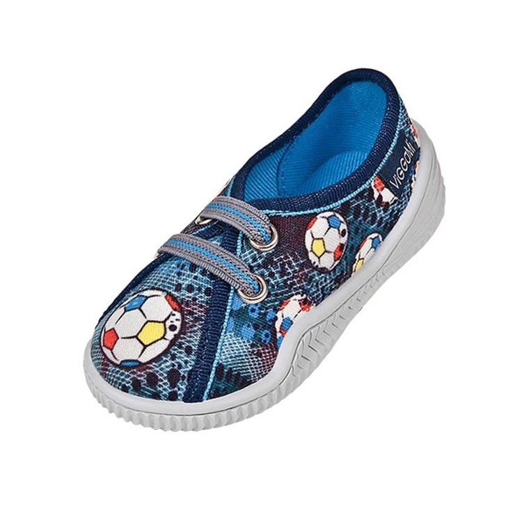 Kapcie chłopięce, niebieskie, Vi-GGa-Mi