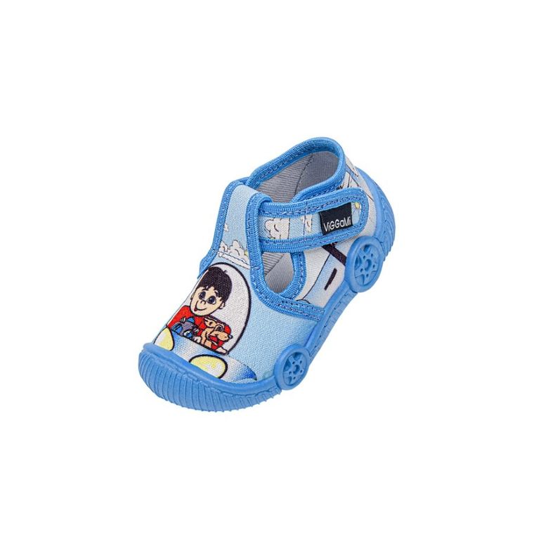 Kapcie chłopięce, niebieskie, Vi-GGa-Mi
